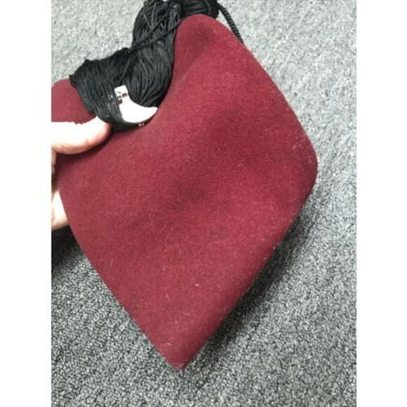 VINTAGE SHRINER BEJEWELED TASSLE WOOL KEM 7 3/8 - Picture 9 of 9